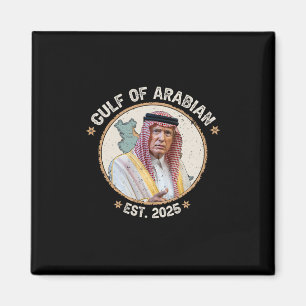 Aimant Golfe d'Arabie Rétro Arabe Golfe d'Arabie Amusant