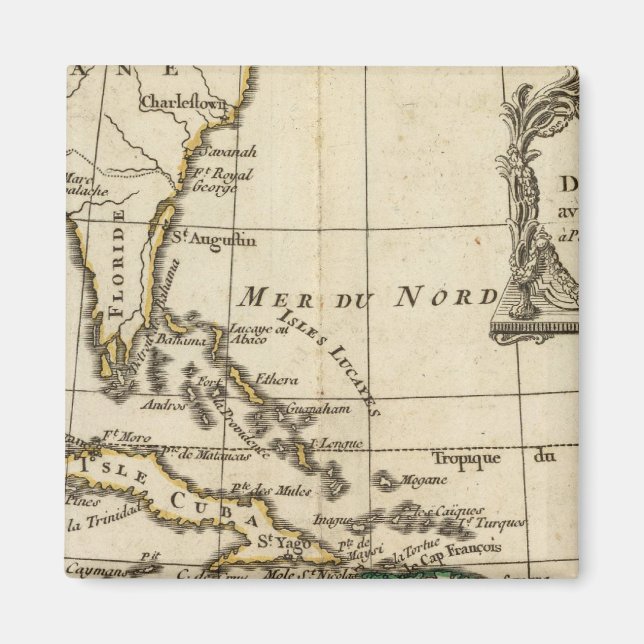 Aimant Golfe du Mexique, Caraïbes (Devant)