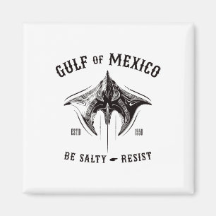 Aimant Golfe Du Mexique Être Salé Et Résiste Tribyl Manta