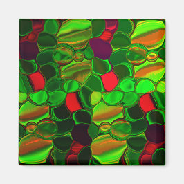 Aimant Gomos coloridos com efeito cromado