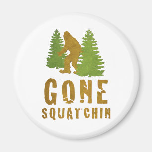 Aimant Gone Squatchin (Vintage)