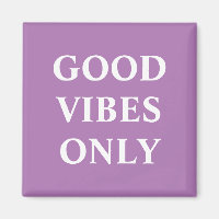 Good Vibes seulement, mots lavande blanc levant
