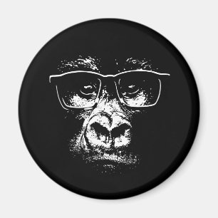 Aimant Gorille en verre