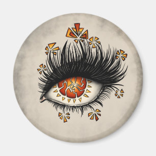 Aimant Goth étrange oeil art sorcier