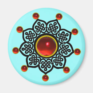 Aimant GOTHIC SUN Red Ruby Gem