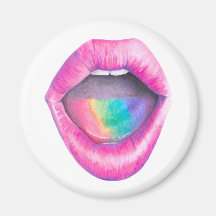 Goûtez l'arc-en-ciel LGBT One Love Sexy Mouth