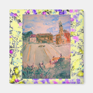 Aimant goutte parme italique