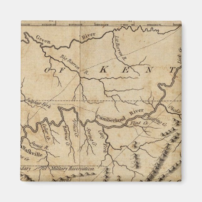 Aimant Gouvernement du Tennessee (Devant)