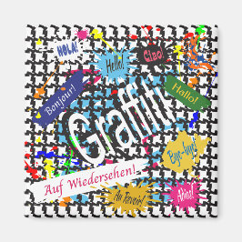 Aimant Graffiti de voeux