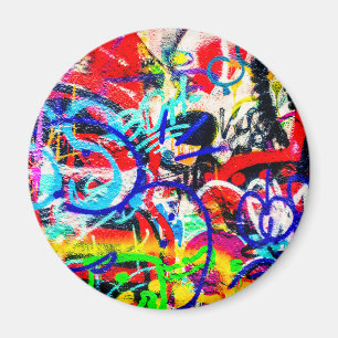 Aimant Graffiti Gritty Crazy