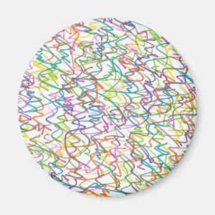 Aimant Graffiti Splatter Motif Abstrait
