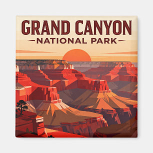 Aimant Grand Canyon Rim to Rim Réussite de randonnée