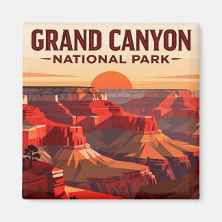 Aimant Grand Canyon Rim to Rim Réussite de randonnée