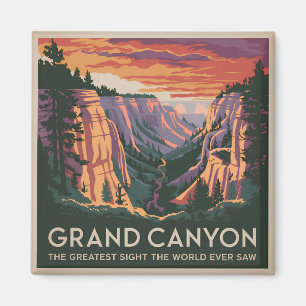 Aimant Grand Canyon USA vintage