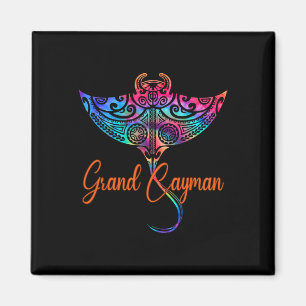 Aimant Grand Cayman Islands 2025 Tribal Stingray Family V