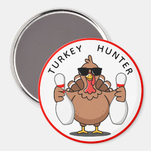 Aimant grand chasseur de dindon de bowling