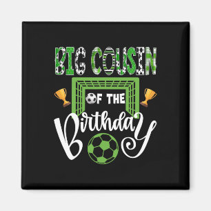 Aimant Grand Cousin Du Joueur De Football Anniversaire Ga