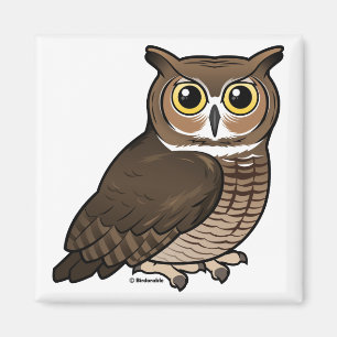 Aimant Grand hibou à cornes