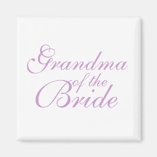 Aimant Grand-maman de la jeune mariée