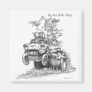 Aimant Grand mauvais Chevy soufflé