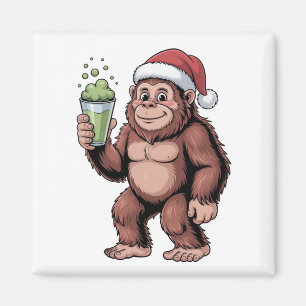 Aimant Grand Noël Sasquatch Amateur de Matcha