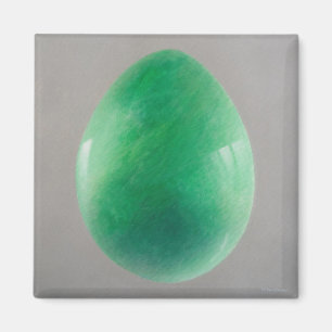 Aimant Grand oeuf de jade