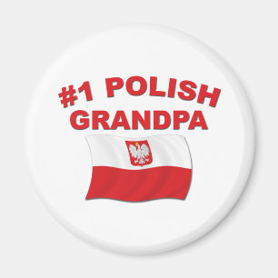 Aimant Grand-papa #1 polonais