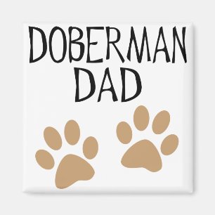 Aimant Grand papa de dobermann de pattes