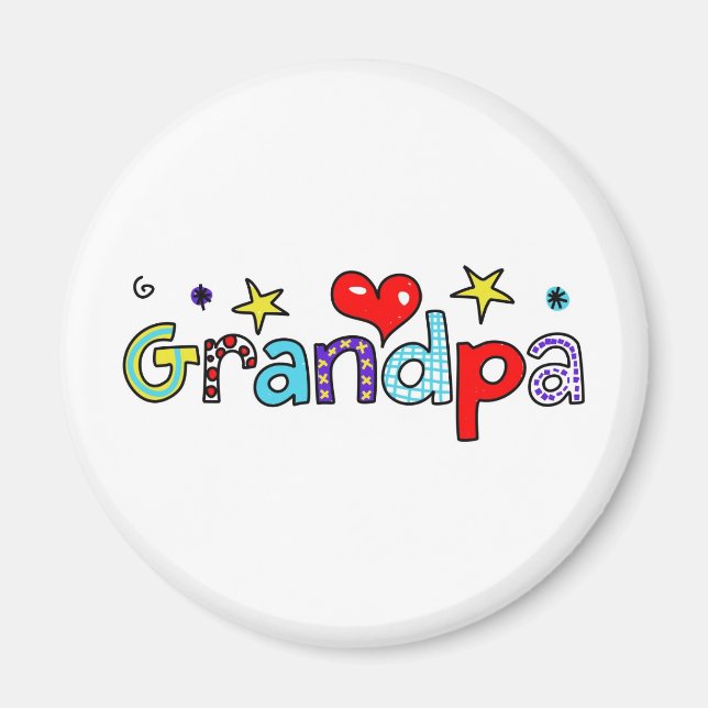 Aimant Grand-père (Devant)