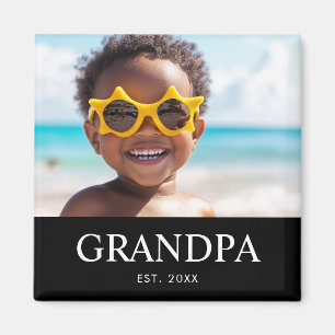 Aimant Grand-père a établi la photo pour la fête des père