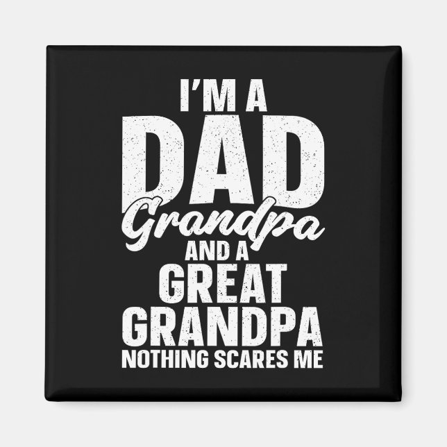 Aimant Grand-Père Art Pour Grand-Père Hommes Grandp (Devant)