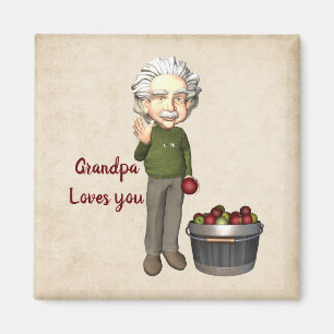 Aimant Grand-père t'aime l'aimant