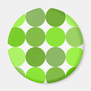 Aimant Grand pois vert