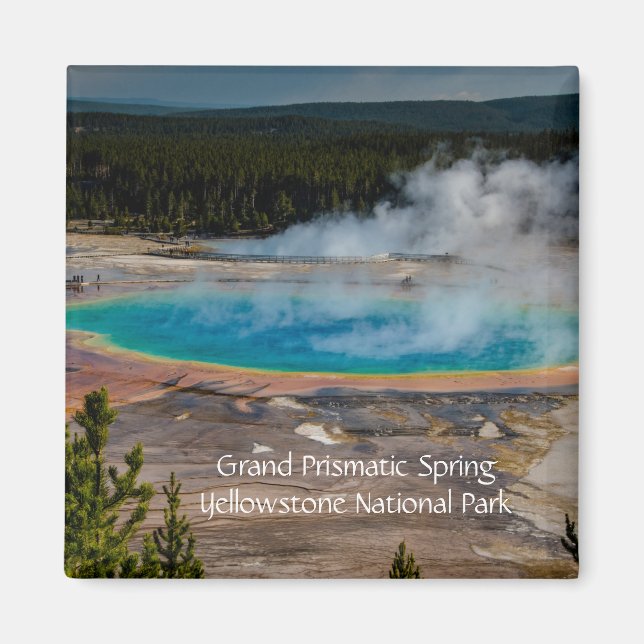 Aimant Grand Prismatic Spring Parc national de Yellowston (Devant)