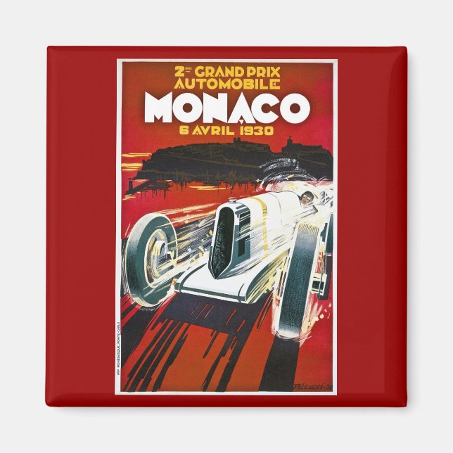 Aimant Grand Prix de Monaco 1930 (Devant)