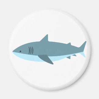 Aimant Grand requin blanc style primitif