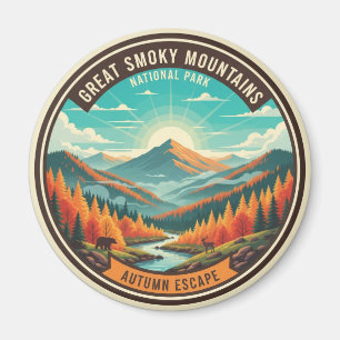Aimant Grand souvenir Smoky Mountains