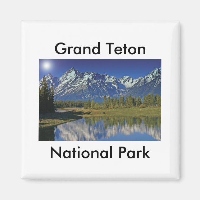 Aimant Grand Teton National Park Series 4 (Devant)