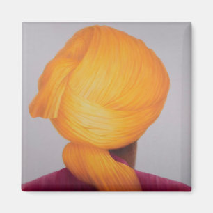 Aimant Grand turban de safran