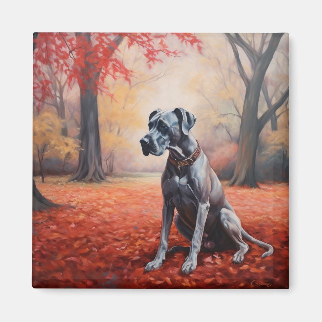 Aimant Grande Danse en automne Feuilles automne Inspirati (Devant)