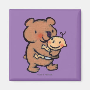 Aimant Grande étreinte d'ours Brown de Leslie Patricelli