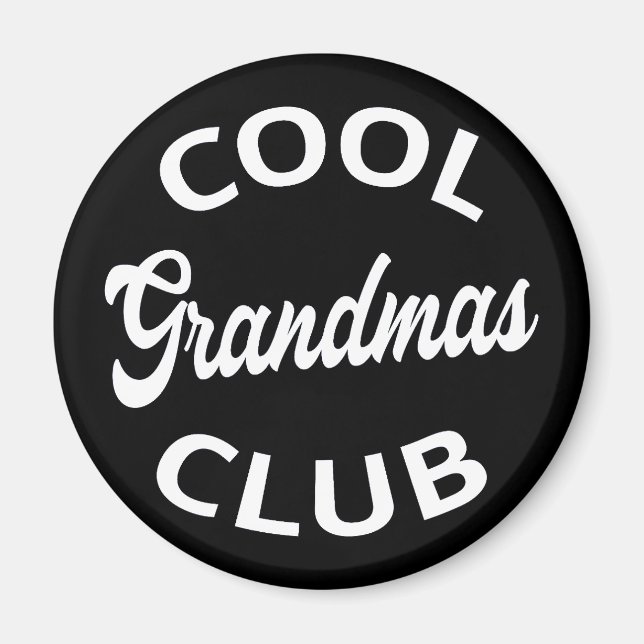 Aimant Grandmas Club cool I (Devant)