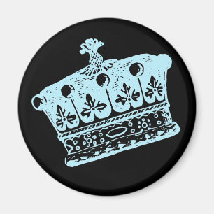 Aimant Grands couronne ou produits bleus de Coronet