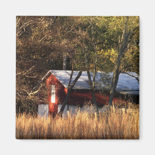 Aimant Grange d'automne dans le centre du Maryland