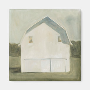 Aimant Grange sereine - blanc