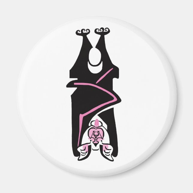 Aimant Graphique cool - MTD Noire - Halloween - Faune (Devant)