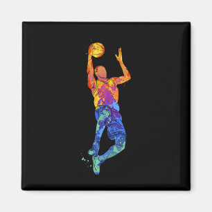 Aimant Graphique de basket-ball du joueur de basketball d
