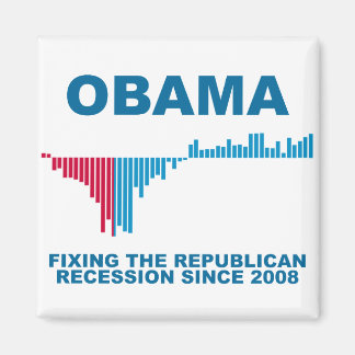 Aimant Graphique de croissance de l'emploi d'Obama