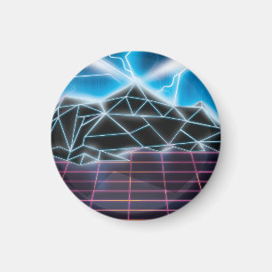 Aimant Graphique de jeux vidéo Retro 1980