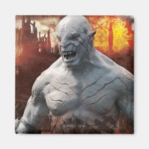 Aimant Graphique de silhouette d'Azog et d'Orcs